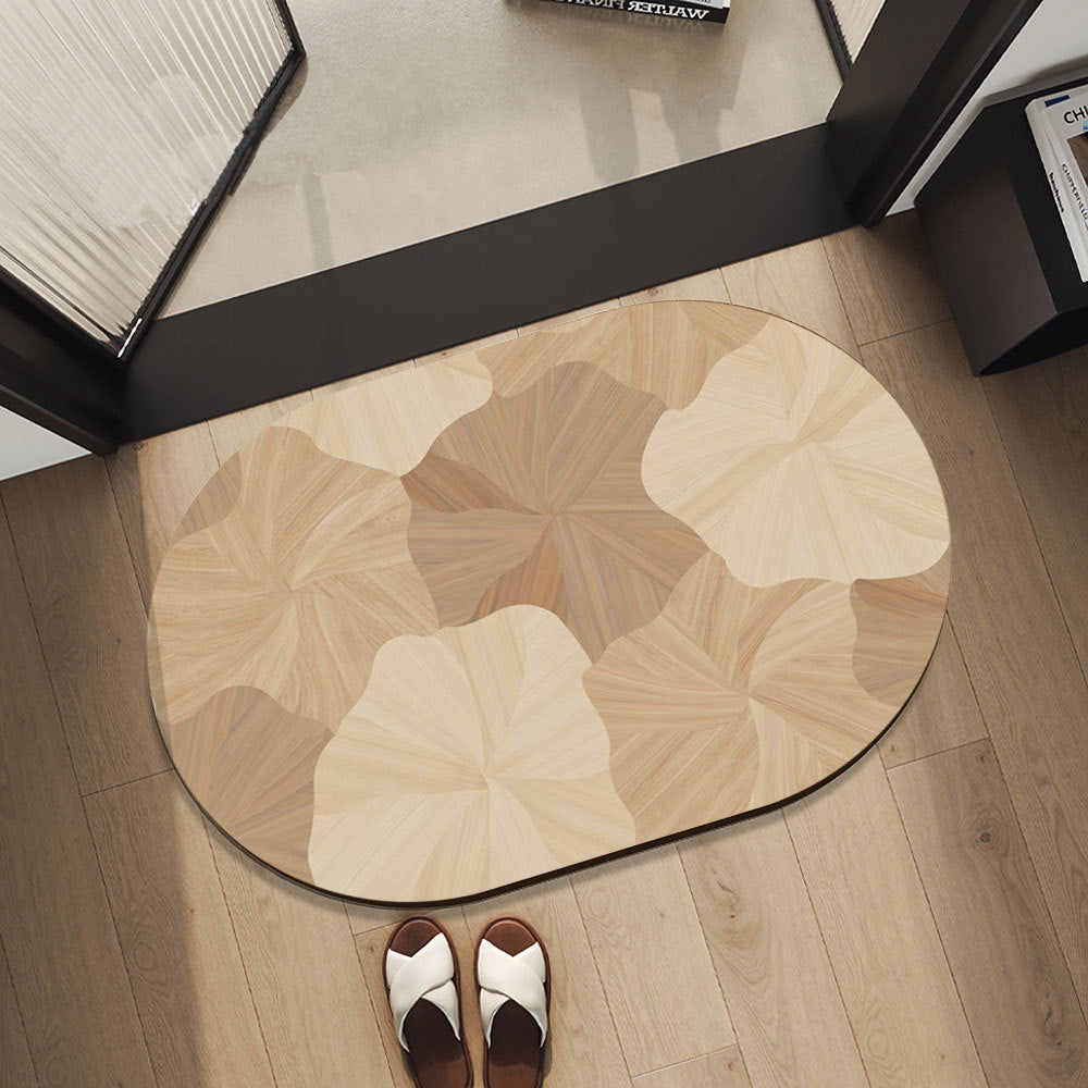 Stijlvolle Houten Decoratieve Gebiedsmat