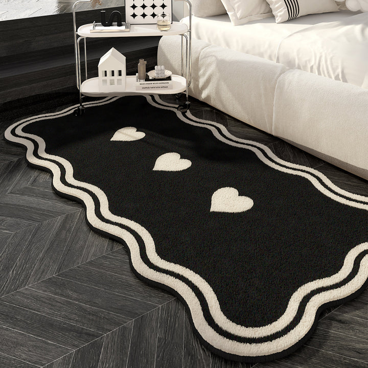 Hartvormig decoratief vloerkleed