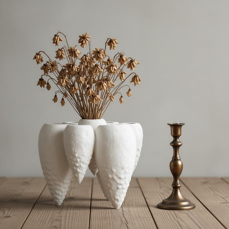 Sculpturaal Decoratieve Bloemenvaas