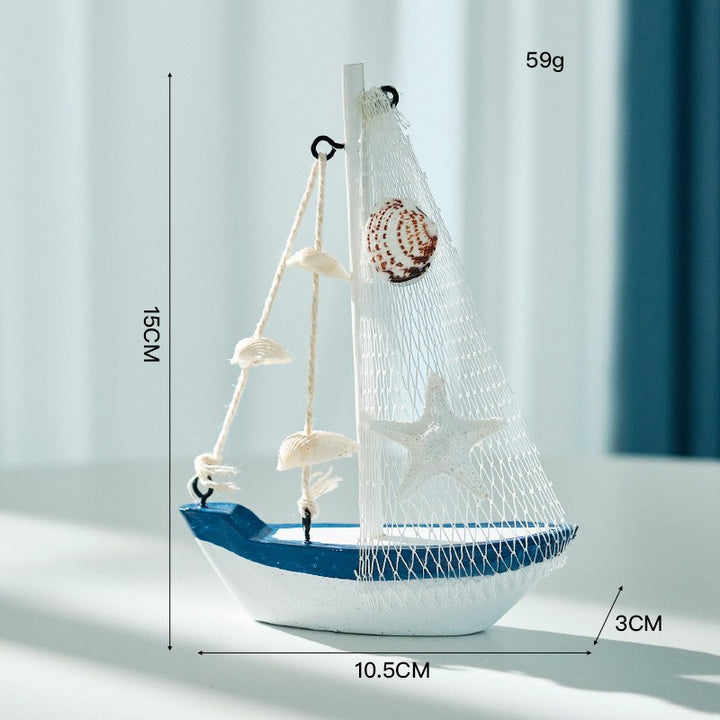 Decoratieve Zeilboot Accent
