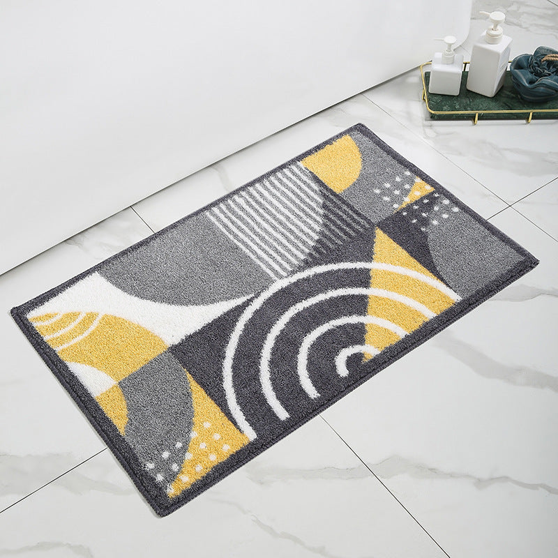 Lemon-geprinte Pluche Badmat