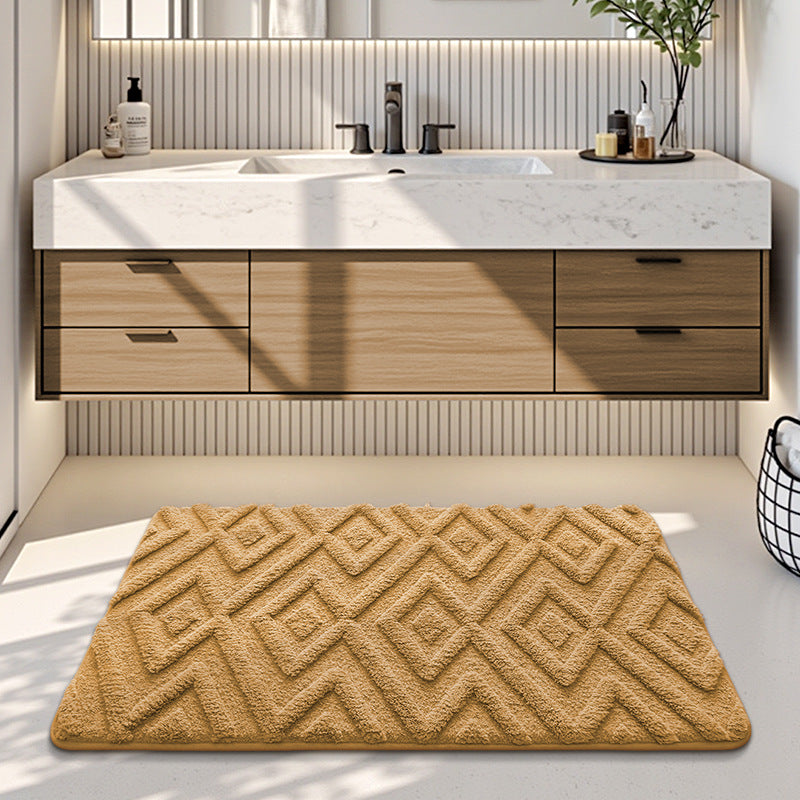 Pluche Textuur Badmat