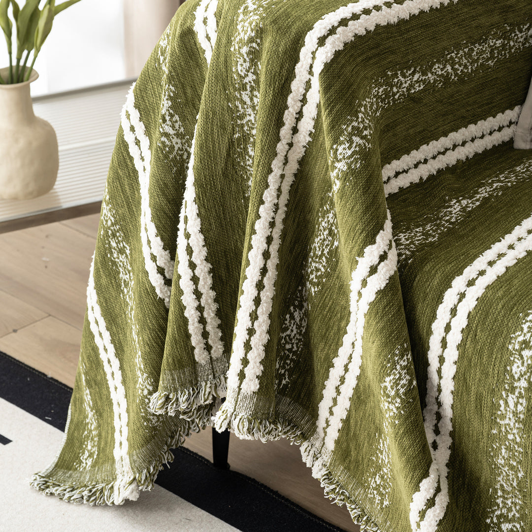 Gestreepte Textuur Sofa Deken