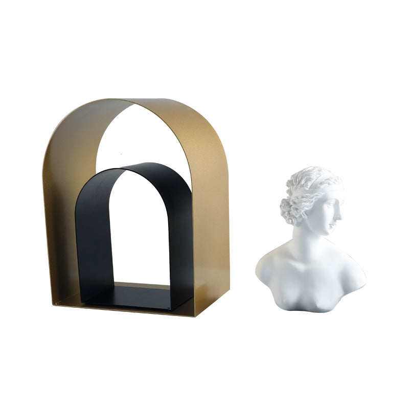 Moderne Abstracte Metalen Planten Sculptuur