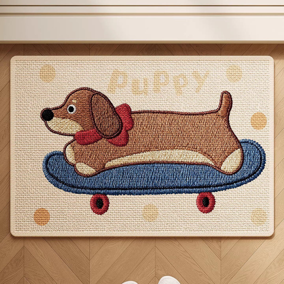 Schattige Honden-Thema Antislip Badmat