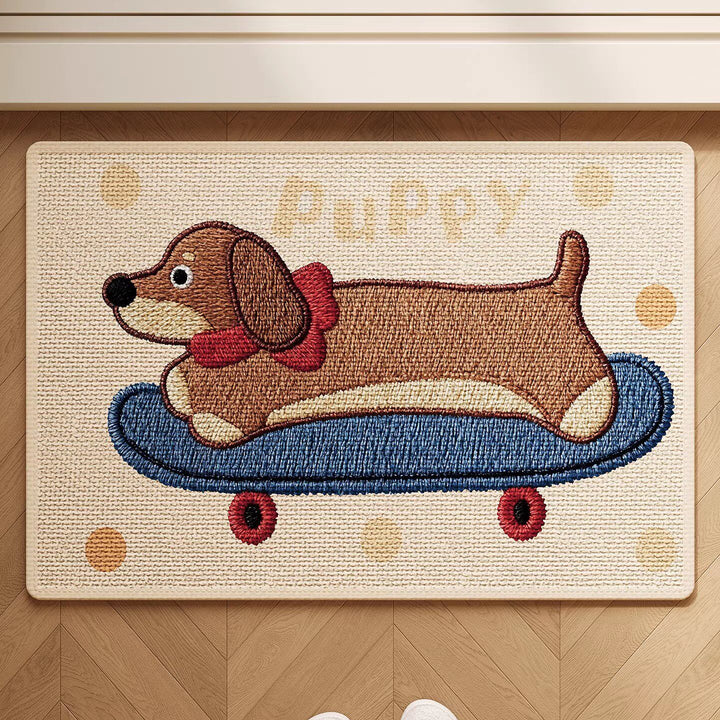 Schattige Honden-Thema Antislip Badmat