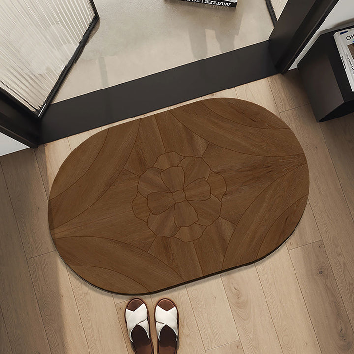 Stijlvolle Houten Decoratieve Gebiedsmat