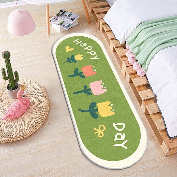 Bloemen ontwerp loopmat