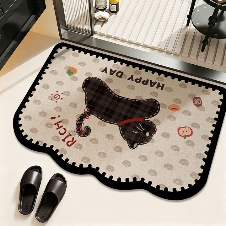 Kat-Thema Decoratieve Badmat