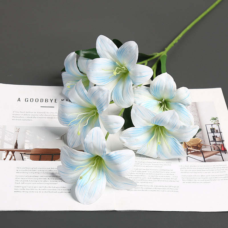 Realistische Zijde Bloem Steel Arrangment