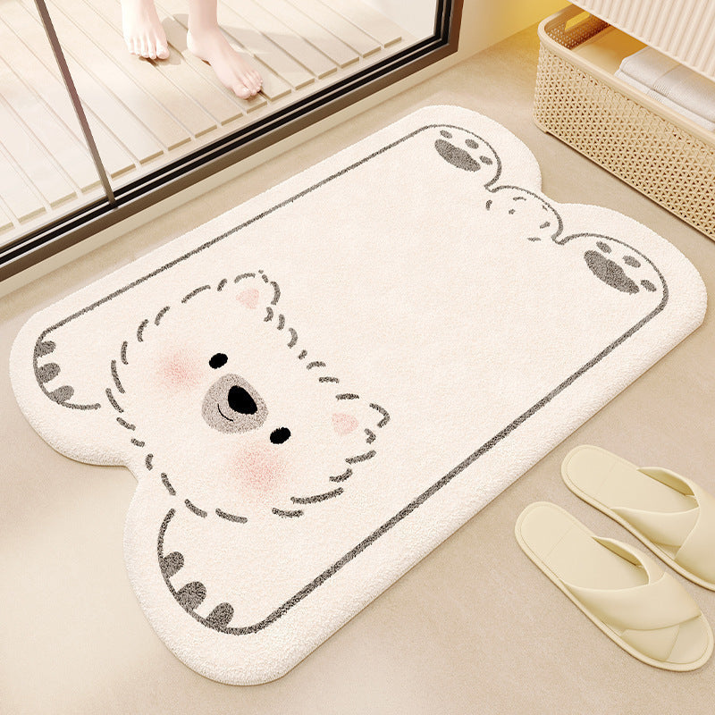Cartoon Pluche Badmat