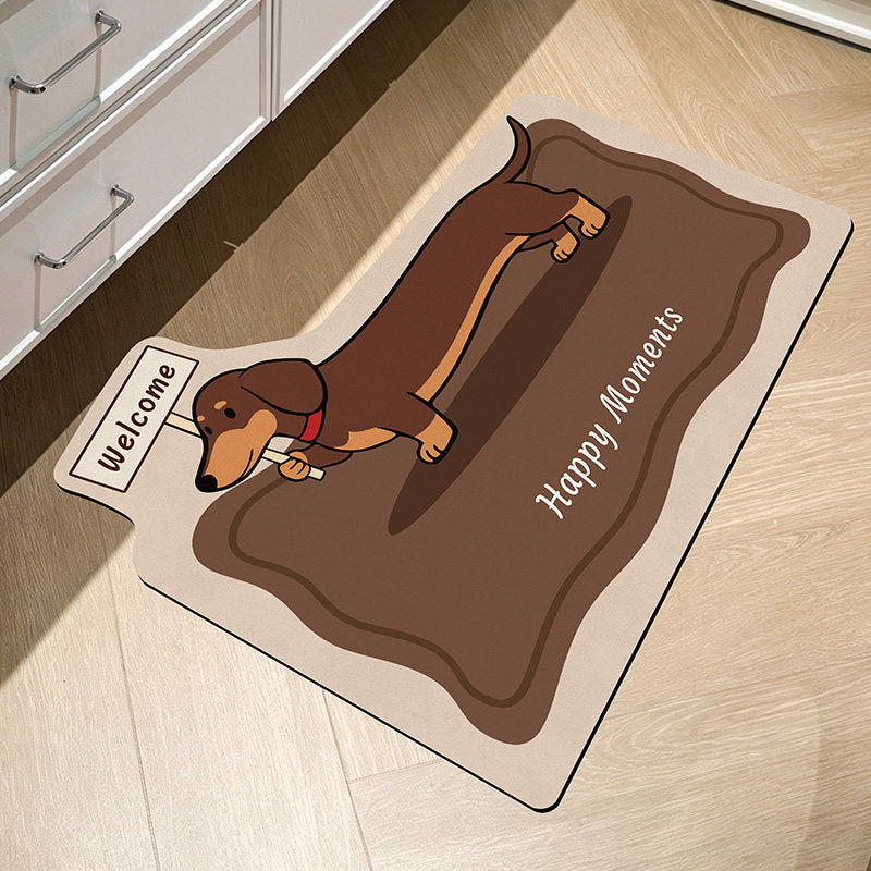 Schattige Hond-Thema Badmat