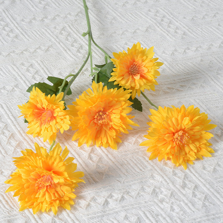 Kunstmatige Bloem Chrysant Steel
