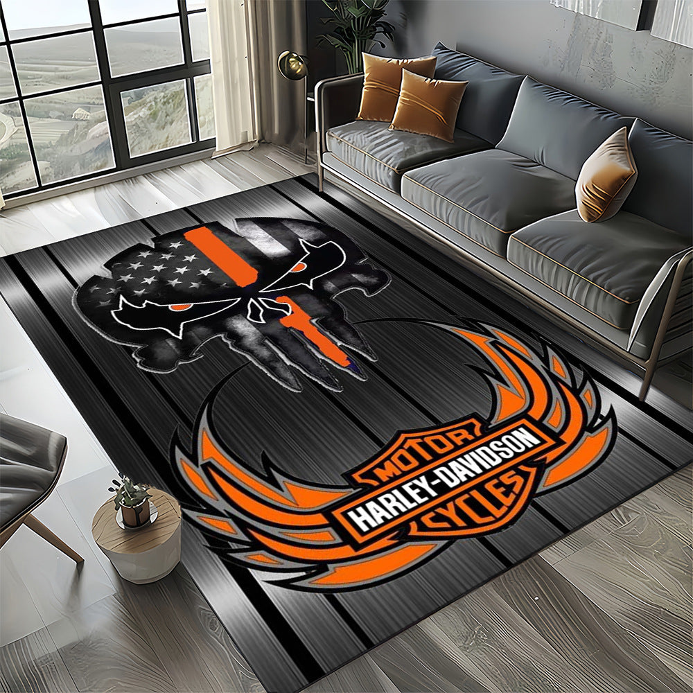 Harley Davidson Logo Vloerkleed