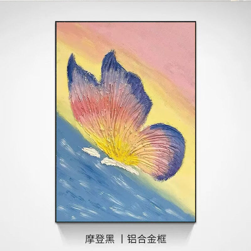 Artistiek Bloemenschilderij Op Canvas