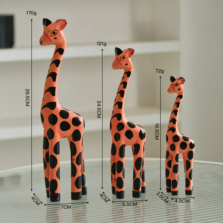 Handgemaakte Giraffe Decoratieve Standbeeld