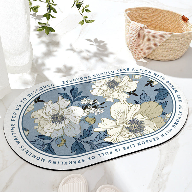 Bloemen Inspirerende Badmat