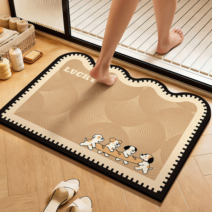 Pluche Cartoon Hondengebied Mat