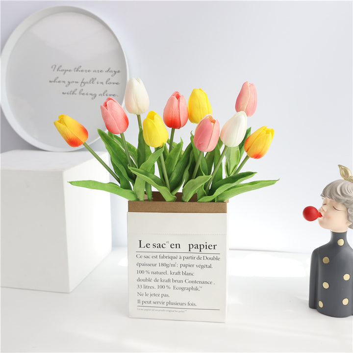 Kunstmatig Decoratief Tulp Boeket