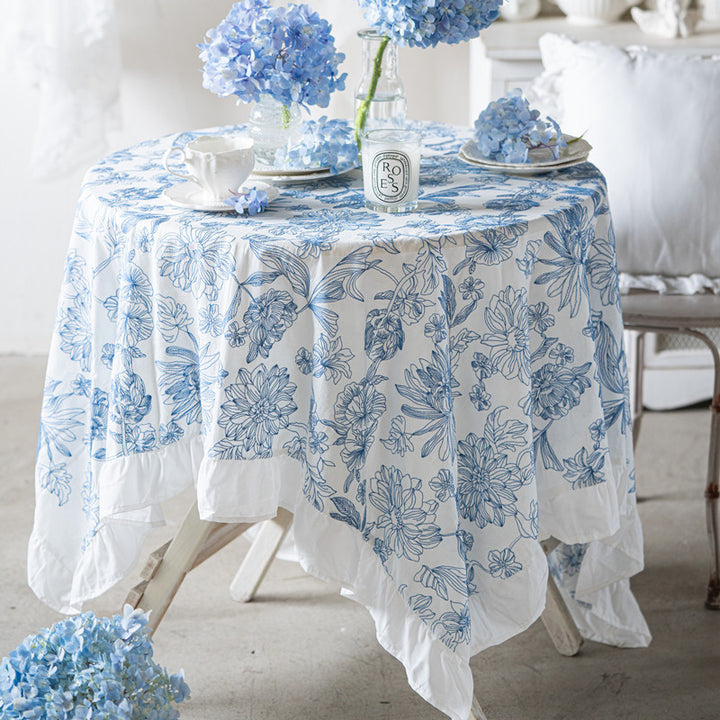 Elegante Bloemenprint Tafelkleed