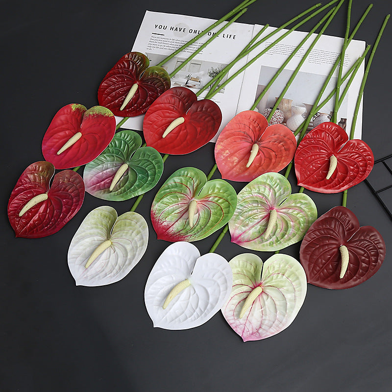 Elegante Faux Anthurium Bloem