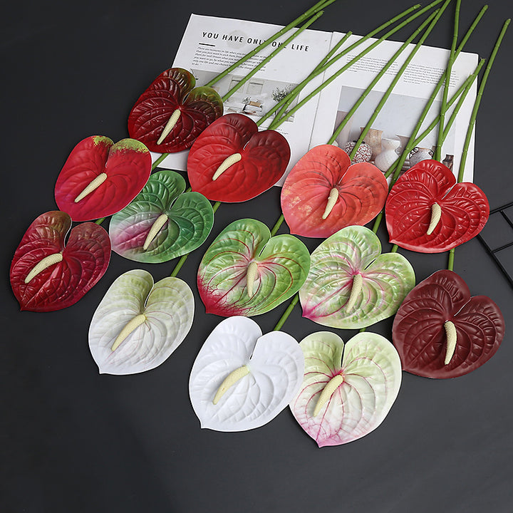 Elegante Faux Anthurium Bloem