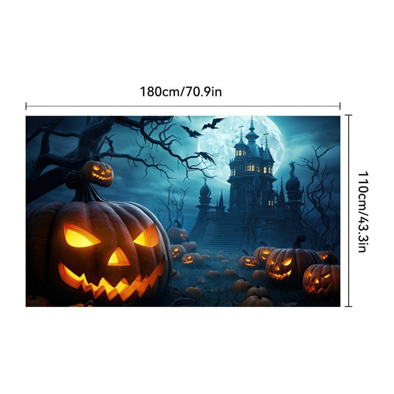 Halloween-Themed Decoratieve Gebiedsmat