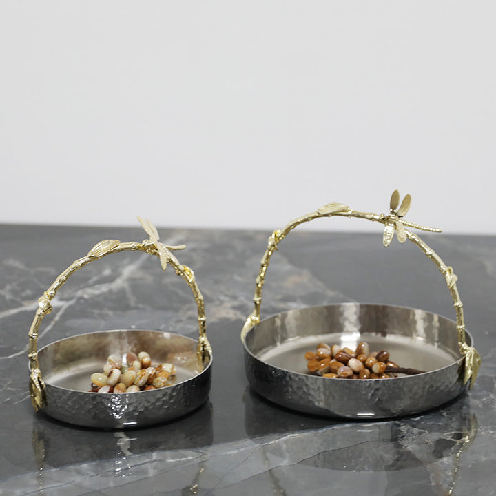 Decoratieve Serveerschaal met Elegante Handgreep