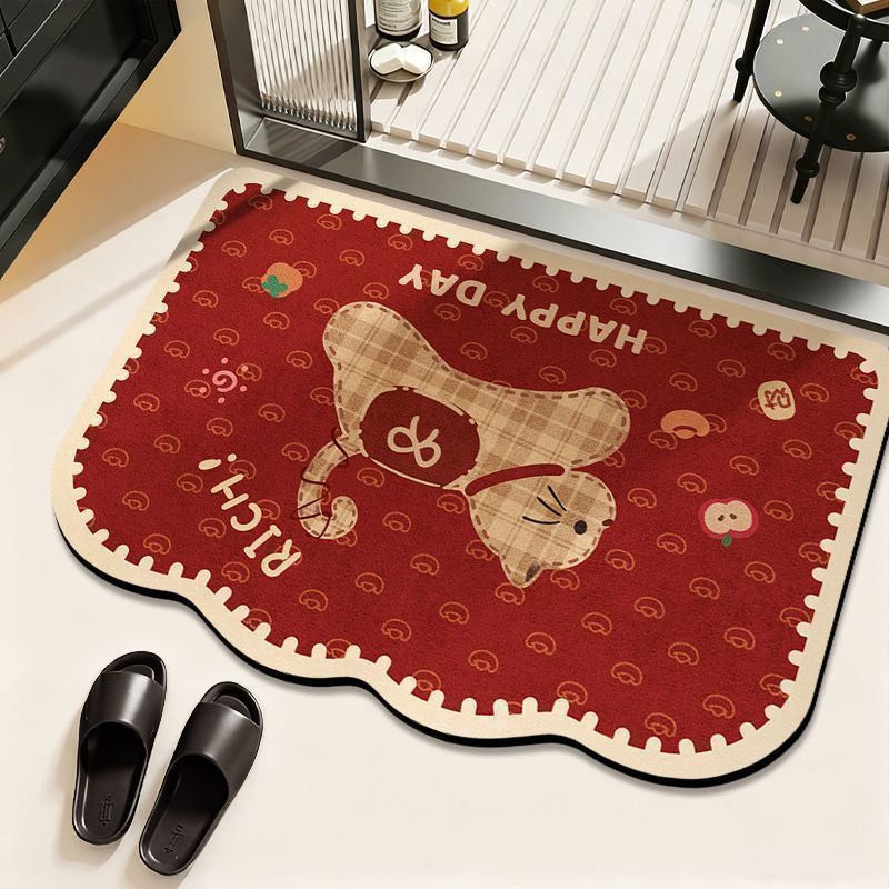 Kat-Thema Decoratieve Badmat