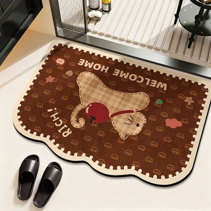 Kat-Thema Decoratieve Badmat