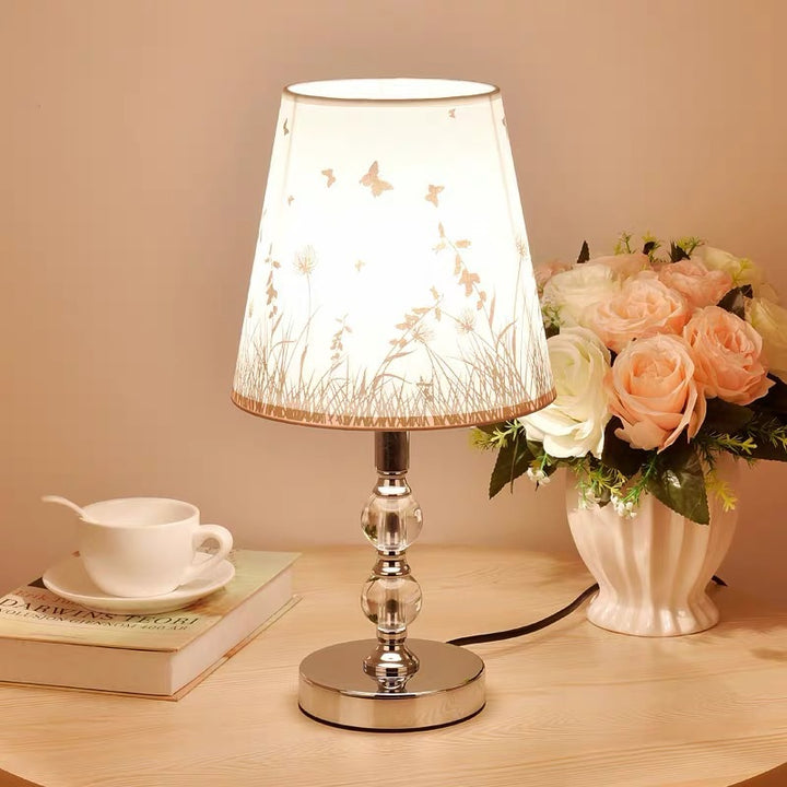 Elegante Glazen Basis Tafel Lamp