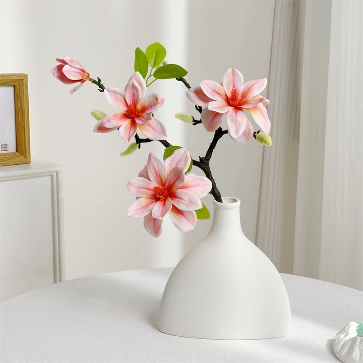 Decoratieve Kunstmatige Magnolia Schikking voor Thuisdisplay