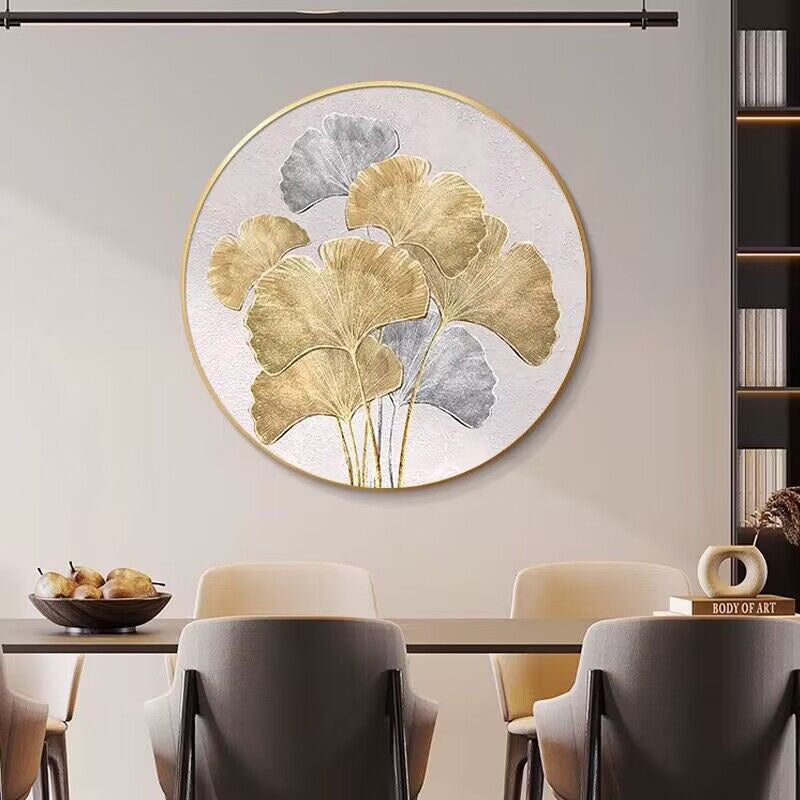 Circulaire Botanische Wanddecoratie