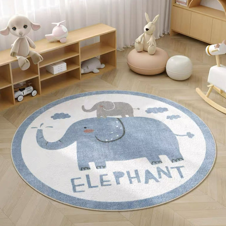 Educatieve Dieren-Thema Ronde Vloerkleed