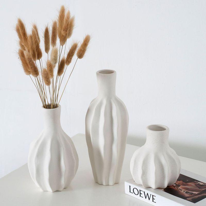 Getextureerde Keramische Decoratieve Vaasje