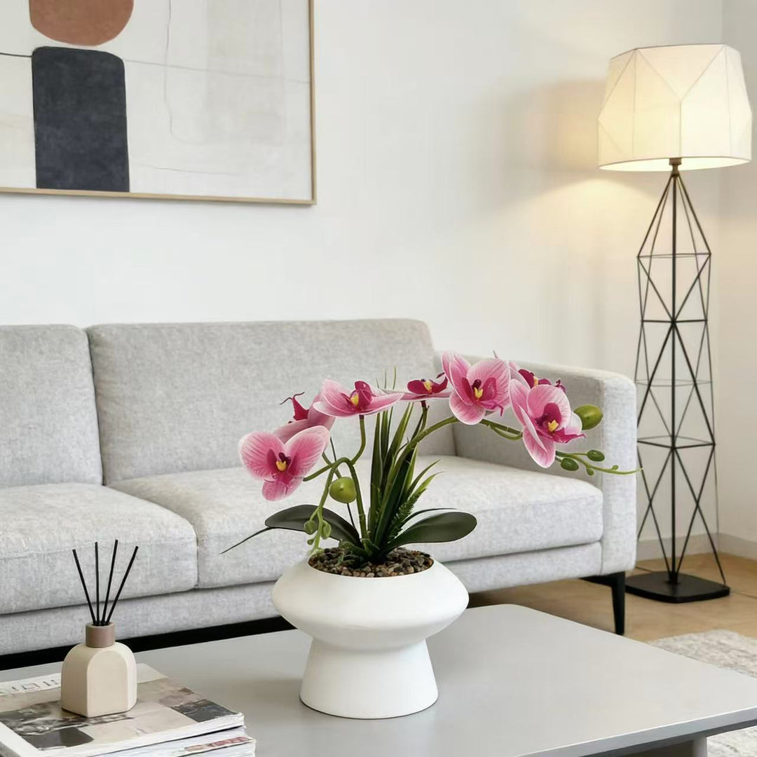Elegante Faux Orchidee Bloemstuk Centerpiece