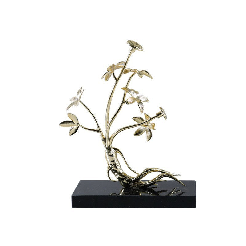 Elegante Decoratieve Florale Sculptuur
