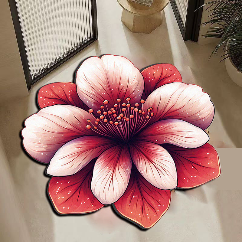Decoratieve pauwen-thema vloerkleed