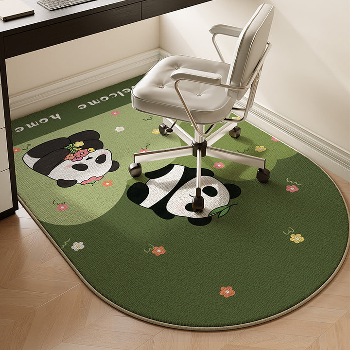 Schattig Dierenthema Pluche Vloerkleed voor Woondecoratie