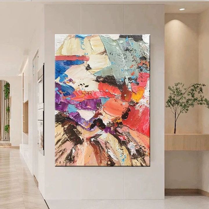 Abstract Expressionistische Acryl Canvas Kunstwerk