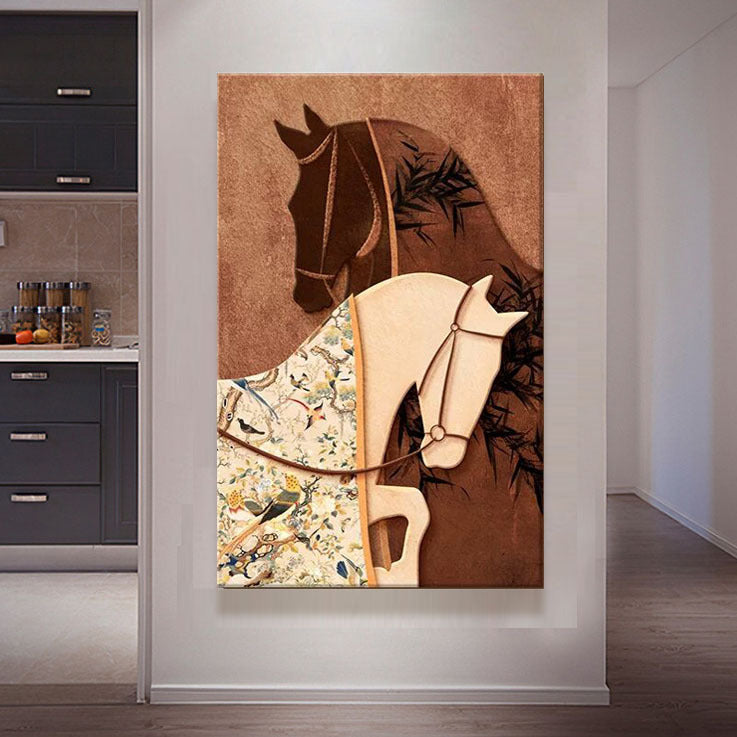 Olifanten-Thema Canvas Wanddecoratie