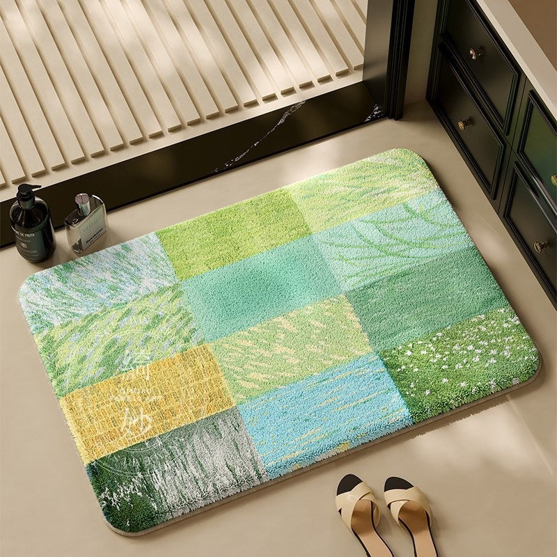 Textured Patchwork Badmat