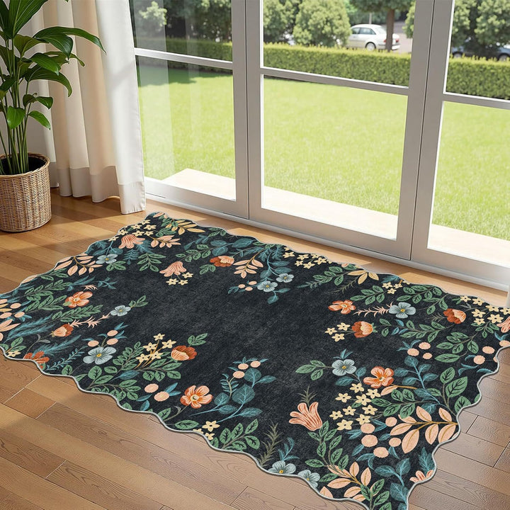 Decoratieve Bloemen Tapijt