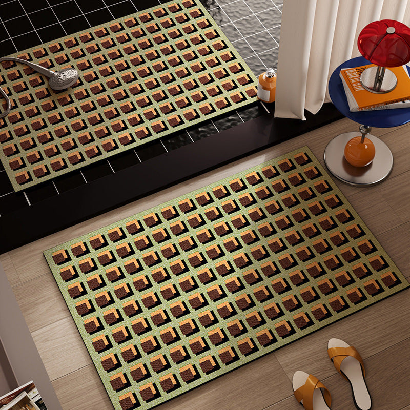 Geometrisch Patroon Antislip Badmat