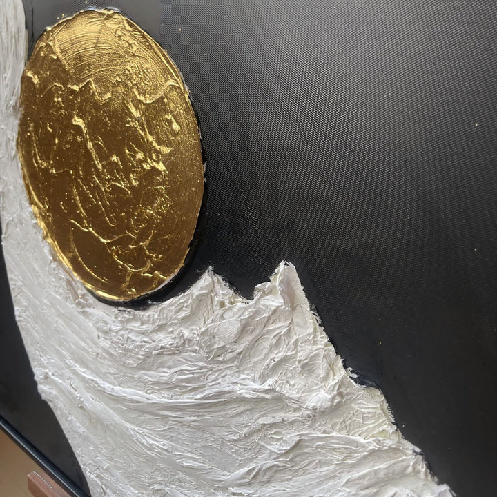 Abstract Textured Wandkunst voor Moderne Huizen