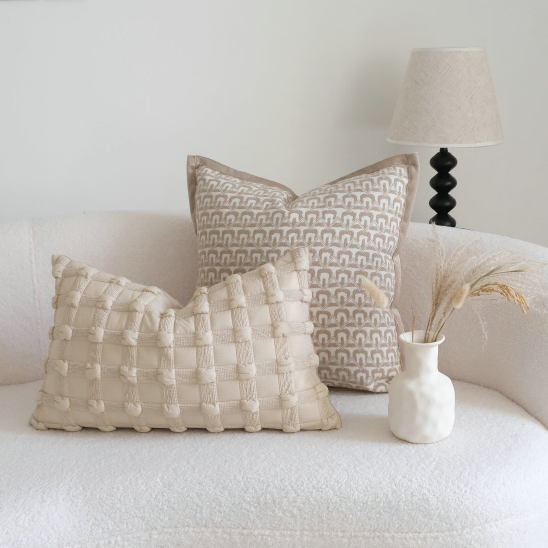 Textured Throw Cushion voor Woonkamer Decor