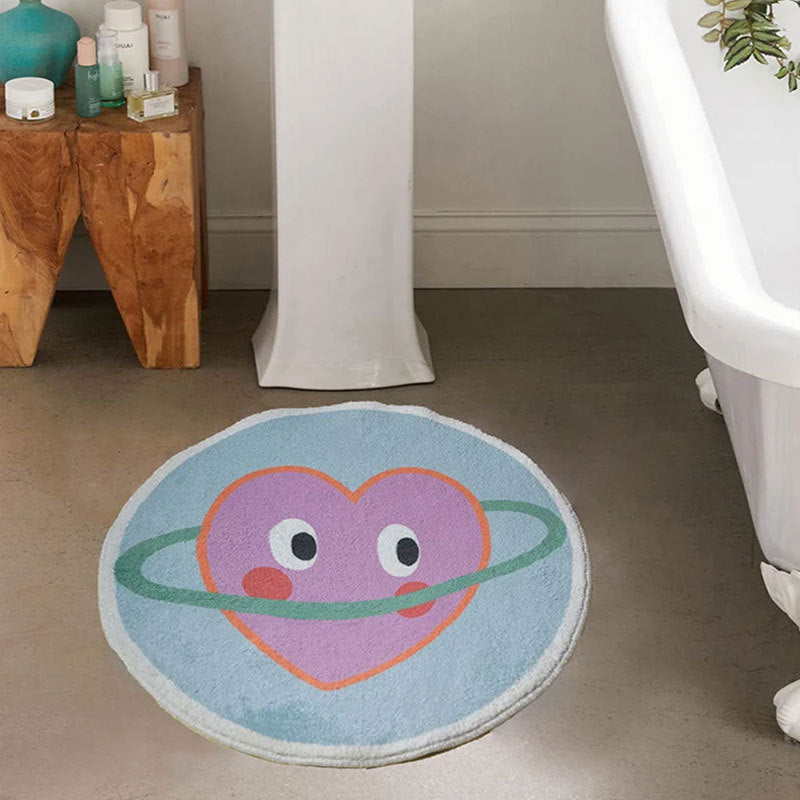 Hartvormige Badmat voor Badkamer Vloerdecor