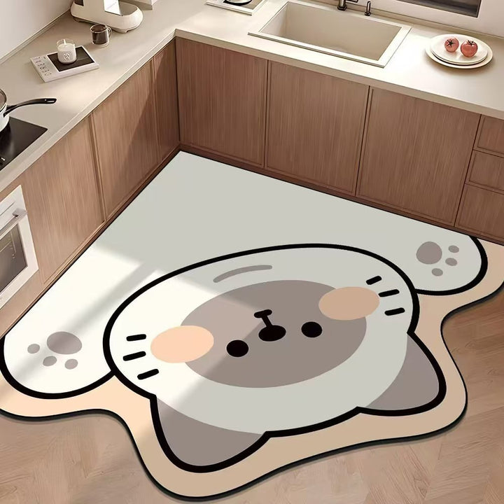 Cartoon Hond-Vormige Vloerkleed
