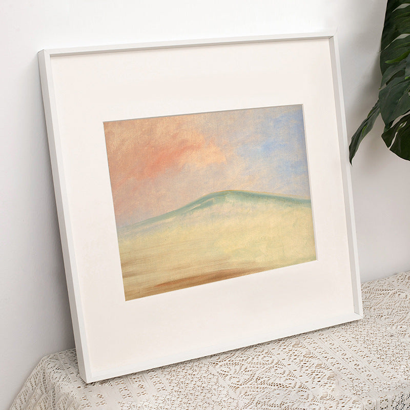 Gekaderde Strandlandschap Kunstwerk