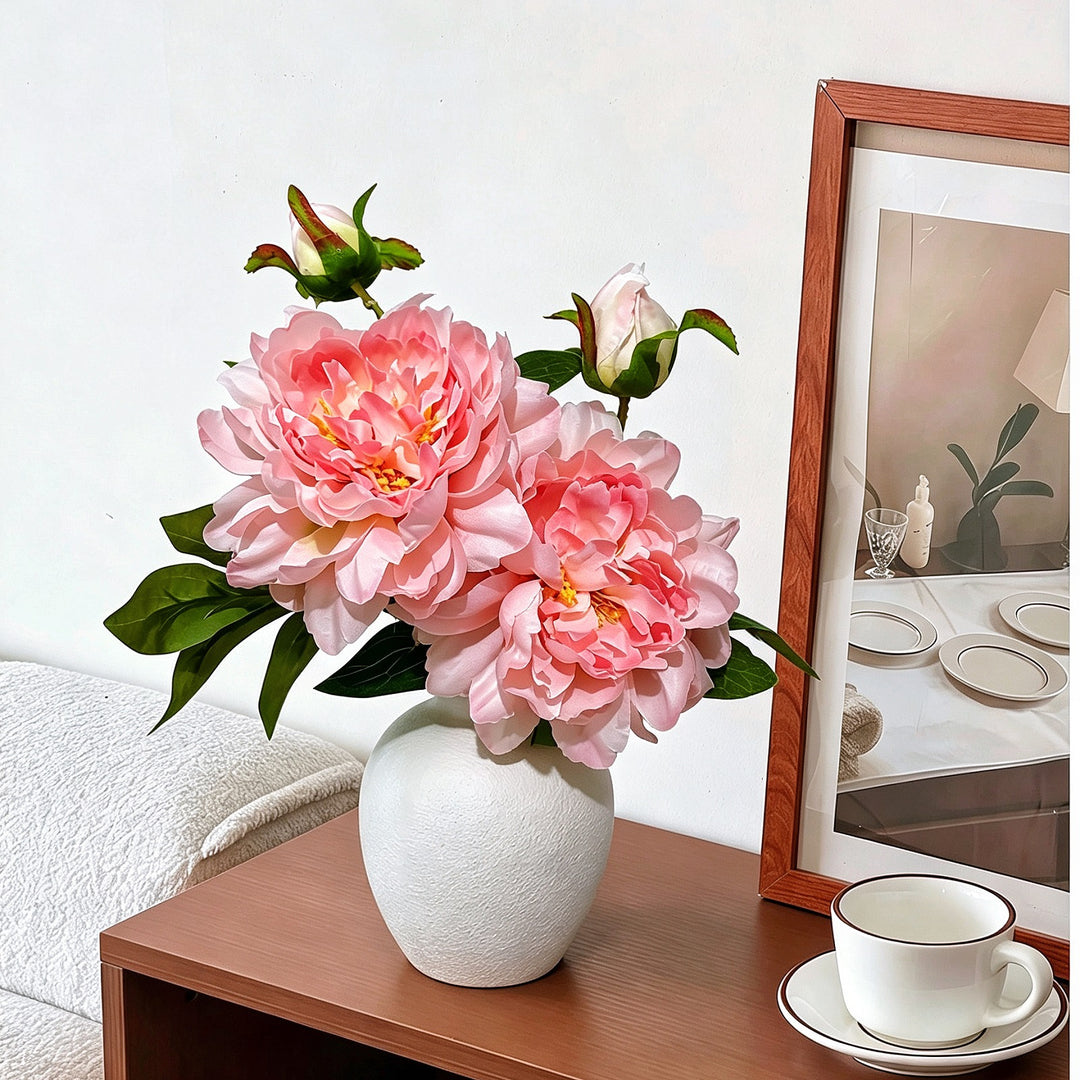 Levensechte Pioenbloem Arrangement
